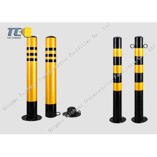 Anti Crash Removable Security Bollard Powder Coated Finish Vehicle Access
