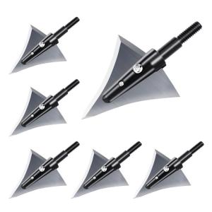 125 Grain Right Bevel Broadhead Hunting Arrow Broadheads Archery Tip