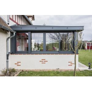 China Electrophoresis Aluminum 6063-T5 3mm Glass Garden Room on sale