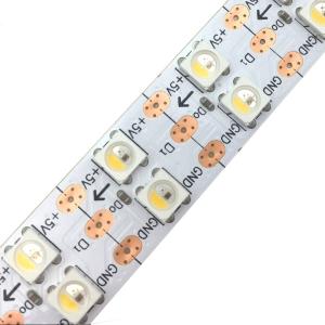 Cuttable P33.3mm rGBW 60pcs 5050 SK6812 Led Strip