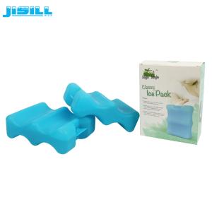 Reusable Rigid Plastic Ice Packs Food Grade With Waves Shape For Beer Cans For