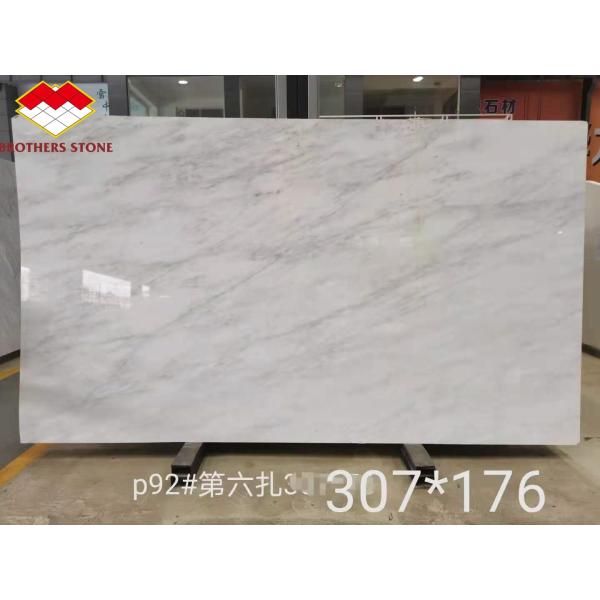 Customized Size European Design Interior White Marble Carved Stair Treads And Risers