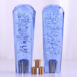 Skyringe Resin Shift Knob Blue Purple Crystal shift knob universal