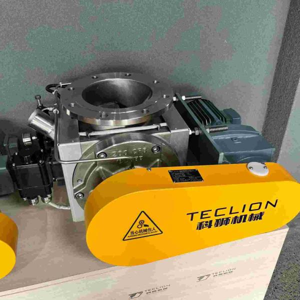 High temperature particle rotary valve suitable for explosion-proof areas