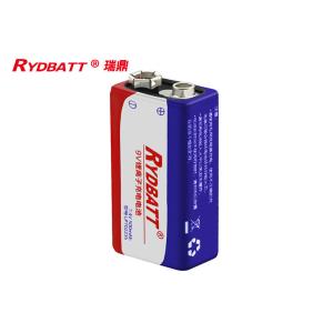 RYDBATT 9V 6F22 2S1P Polymer Li Ion Battery Pack / 7.4V 500mAh PCM Lithium Ion