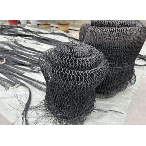 SUS304 Black Oxide Wire Rope Mesh 1.2mm-4.0mm Ferruled And Knotted Type