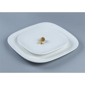 CIQ Approved Odorless Western Square Plain White Dinner Set
