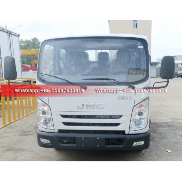 Double Row Cabin Mini Light JMC Carrying Plus 4 Tons Dump Truck Light Tipper Car for Sales