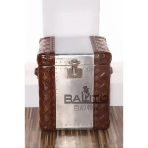 classical aluminium household leather suitcase furniture