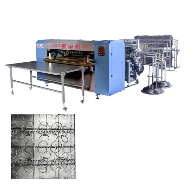 High-Efficiency Automatic Mattress Wire Drawing Spring Assembly Machine for