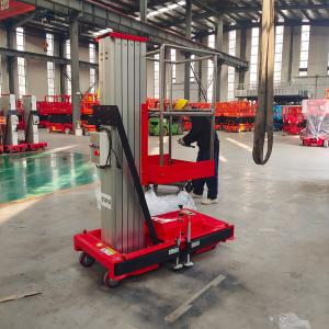 First Class Lifter Aluminum Alloy Single Mast Scissor Lift