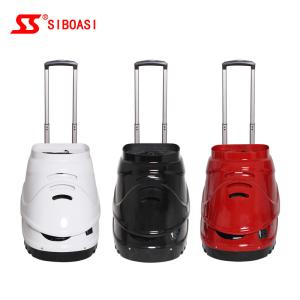 Black Siboasi S4015 Tennis Ball Machine , 150W Tennis Throwing Machine