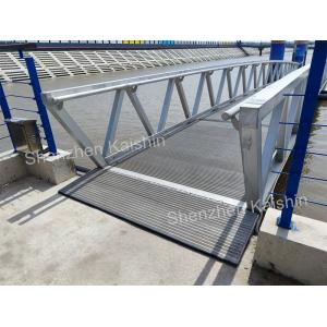 Durable Floating Marine Docks WPC Decking Aluminum Alloy Float Pontoon