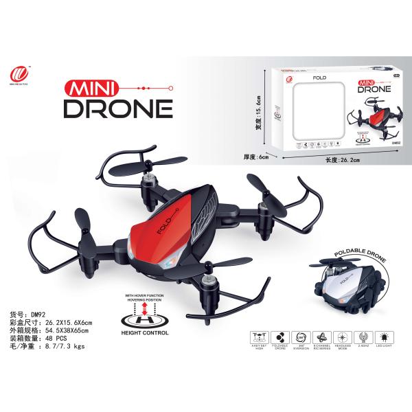 30MIN Charging Time Mini Foldable Drone Dm92 for Training and Competition Powered by Electric