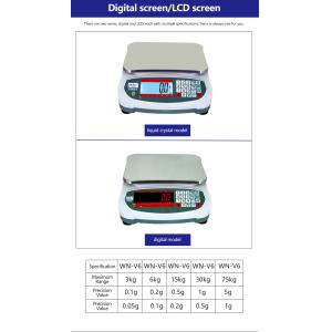 Counting Table Scale with 30000-60000 Precision Configuration LCD Screen Unit g