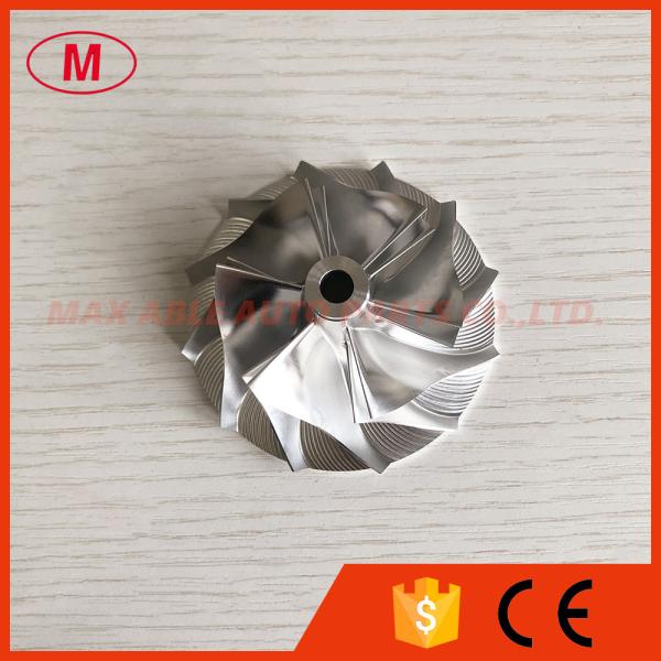 CT26 51.17/71.00mm 6+6 blades milling/aluminum 2618/billet compressor wheel for