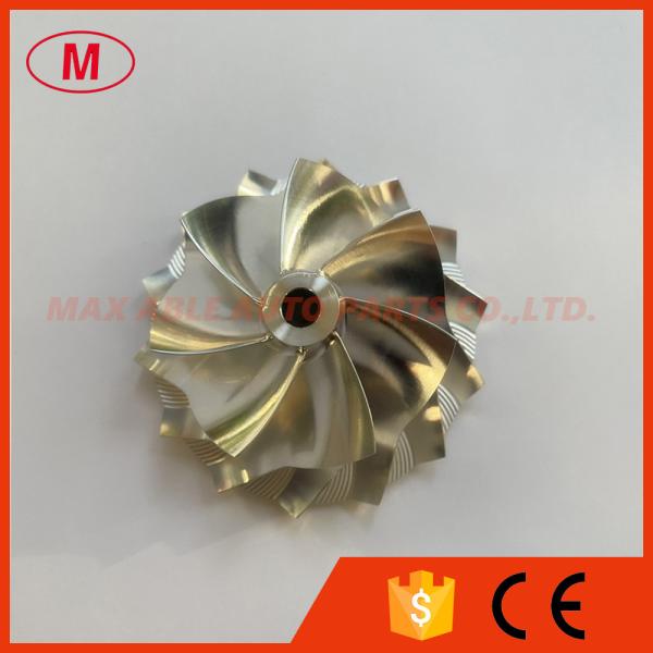 TD05H 20G reverse 52.56/68.01mm 7+7 blades 49179-43400 LEP style performance Turbo milling/aluminum 2618/billet compressor wheel