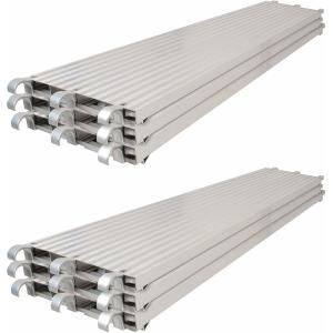 Buy cheap Construction 6061 Andamio Aluminum 240mm Scaffolding Board Metal Steel Plank from wholesalers