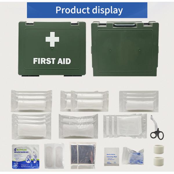 Custom Rescue Medical Care Waterproof Survival Prep Kits Plastic First Aid Emergency Kit for Outdoor Travel Workplace