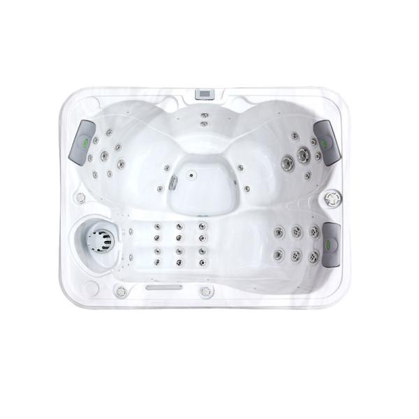 Buy Acrylic Hydrotherapy Whirlpool Massage Spa Hot Tub for 4 Persons for Outdoor relaxation at wholesale prices