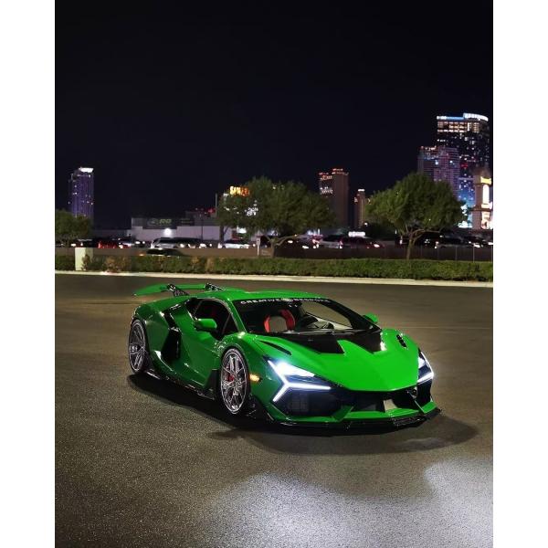 Lamborghini Revuelto Custom Body Kits Carbon Fiber DUKE Style Custom Front Diffuser