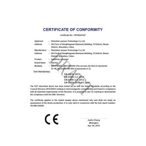 Shenzhen Yanyue Technology Co., Ltd Certifications