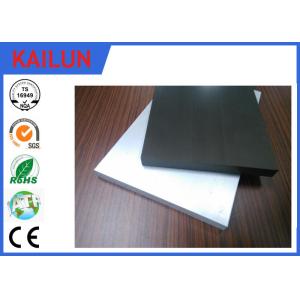 China 15 Micron Thick Silver / Black Anodized Aluminium Rectangular Bar Size 120 X 8 Mm on sale