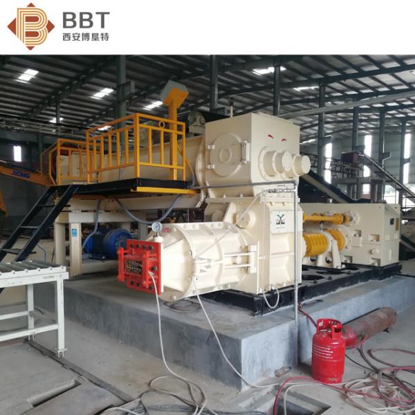 Buy Full Automatic Clay Brick Tunnel Kiln Project Vacuum Extruder Machine at wholesale prices