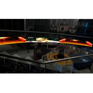 Led Transparent DIP Led Display Mesh , Advertising Background Billboard