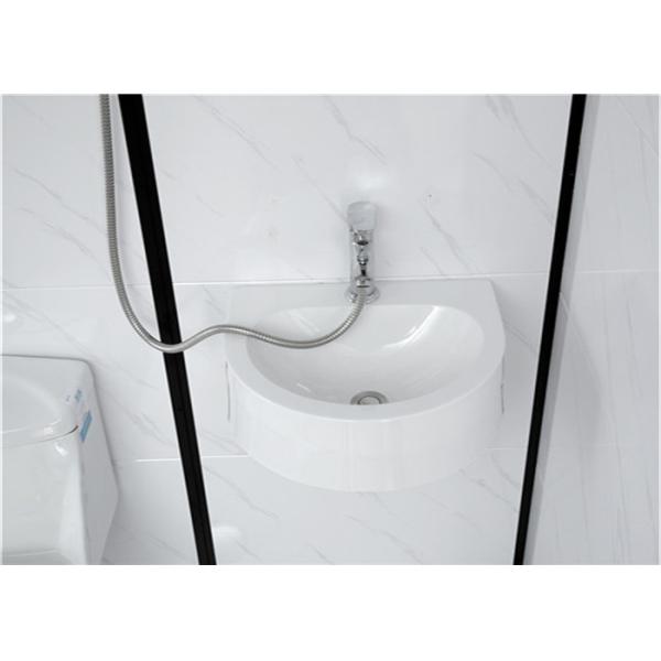 Shower Cabins White Acrylic ABS Tray 1600*1200*2150mm black aluminium