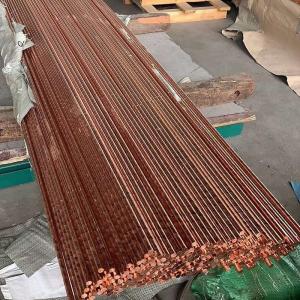 Pure Solid Copper Round Bar C10100 Oxygen Free TU0 / C110