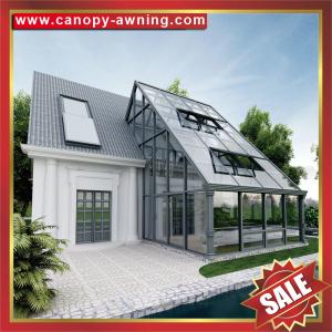 high quality prefabricated solar garden park aluminum alloy transparent glass