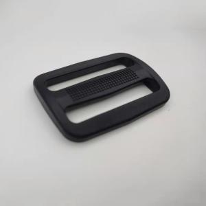 Backpack Black Plastic Tri Glide Buckle Adjustable Bag Strap Buckle