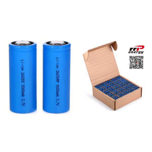 Buy EV Scooter Lithium Ion Rechargeable Batteries 3.7V 26650 5000mAh at wholesale prices