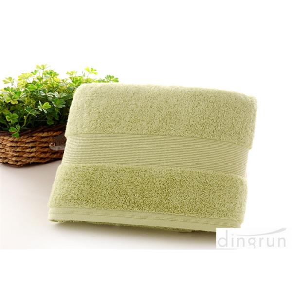 Comfortable Satin Cotton Bath Towels For Hotel / Home 400-600gsm
