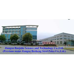 10.5M 5kN Load Dominican Steel Utility Pole Octagonal Galvanized Black Tar