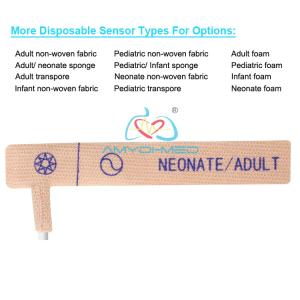 Semicircle 8 Pin Neonate Adult Disposable Spo2 Sensor Compatible With HP M3 M4