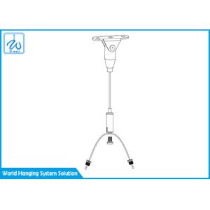 Durable Steel Wire Suspension Hanging Kit For Ceiling Light Adjustable Height