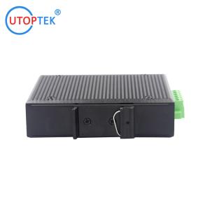 10/100/1000M Single fiber to RJ45 POE media converter DIN Rail industrial poe