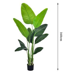 Multiple sizes Tall Bird of Paradise Artificial Tree with Large Trunks and