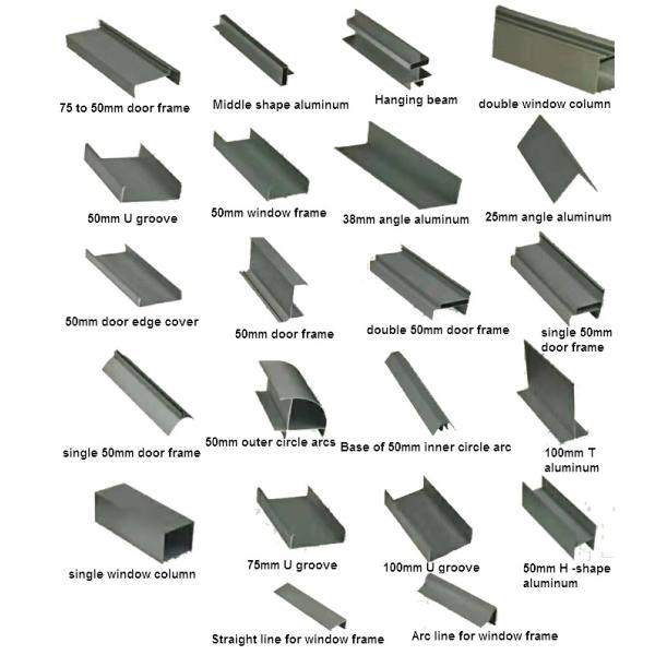 Buy greywhite 50mm hollow mgo sandwich panel with aluminum accessories for clean room at wholesale prices