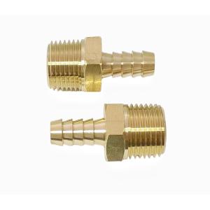 Quality Male Thread Brass Pipe Fitting 1/4&quot; Pipe X 1/2&quot; NPT for sale