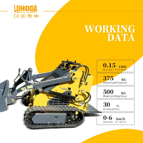 FREE SHIPPING!! Cheap Mini Skid Steer Loader diesel Mini Skid Steer Loaders Wheel Loader Mini 300kg 400kg Export USA