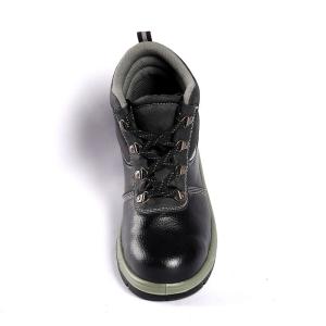 Factory Steel Toe and Steel Plate Work Boots Anti Slip Oil Resistance Waterproof