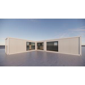 Customized Premade Shipping Container Homes 20ft Modular Prefab Kiosk House