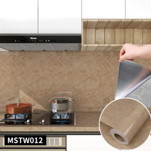 120cm Wide Countertop Wallpaper Waterproof Marble Removable Wallpaper