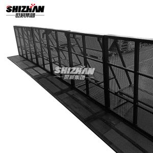 Steel Q235 Concert Mojo Crowd Control Barricade Folding