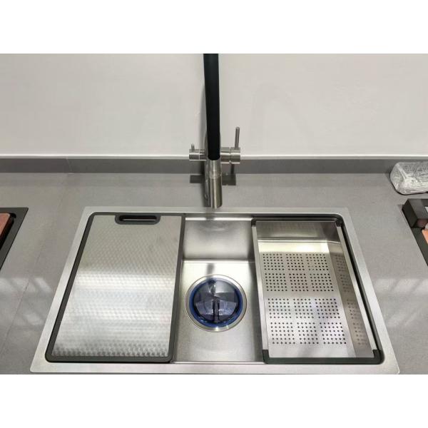 Buy 18/10 Nickel Steel Material Undermount Stainless Steel Single Bowl Sink with Required Overflow at wholesale prices