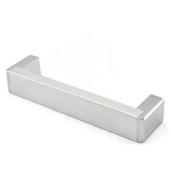 Solid 192mm Kitchen Aluminium Cabinet Handles Square Cupboard Pulls Modern Dresser Knobs