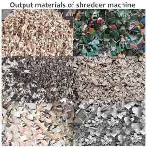 Waste Carton Box Textile Fabric Scrap Metal Shredder Machine
